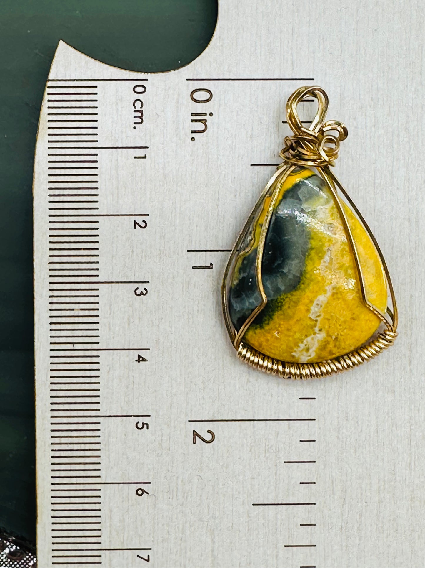 Bumblebee Jasper pendant