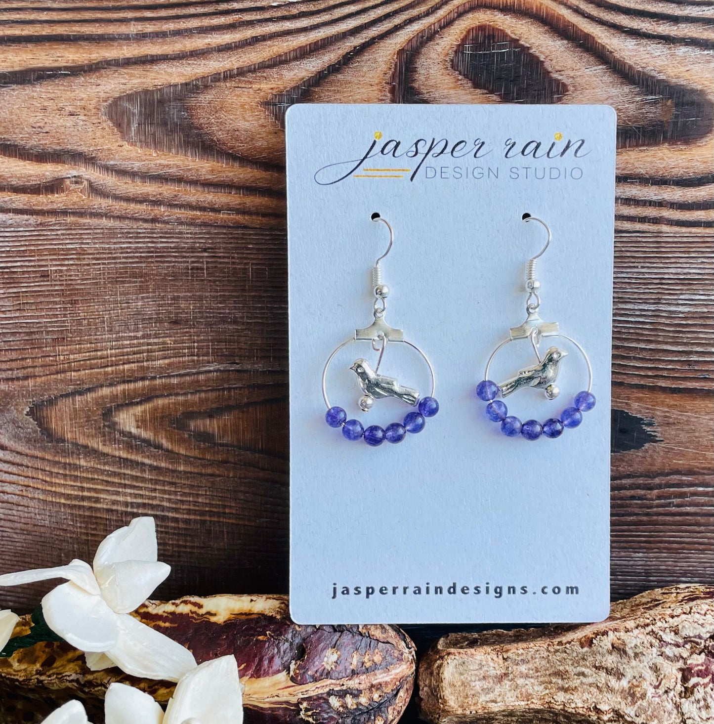 February Amethyst Earrings