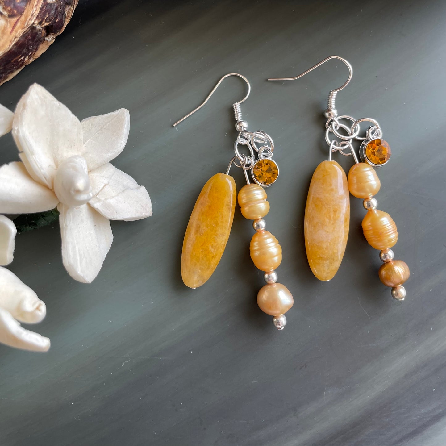 November Citrine Earrings