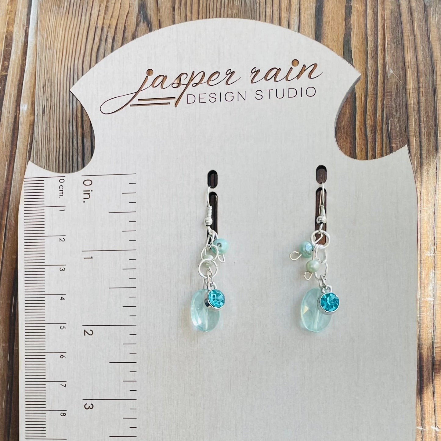 March Aquamarine earrings