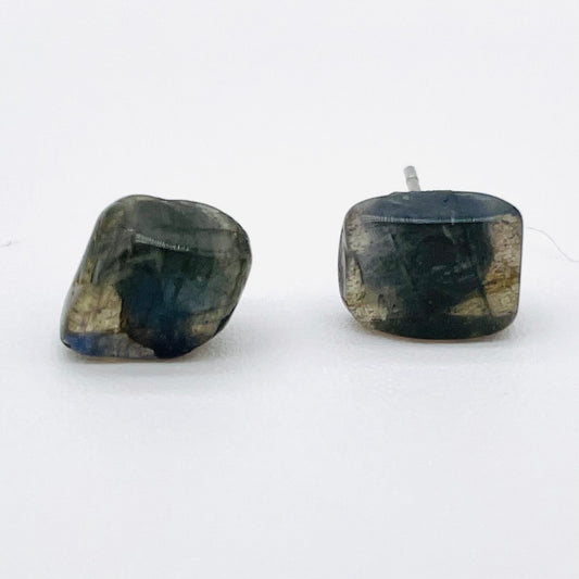 Gemstone stud earrings
