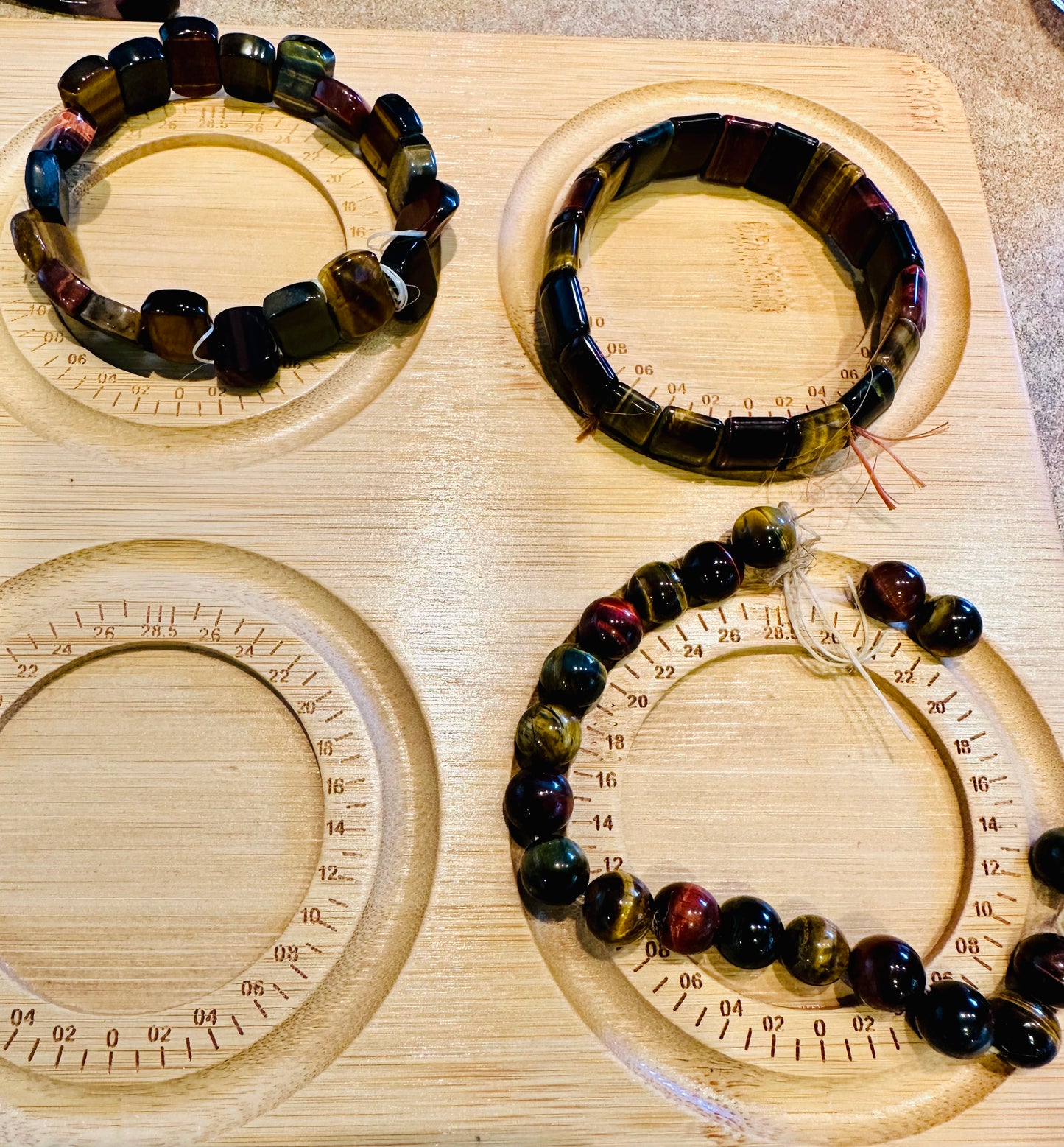 Custom Tiger's eye bracelet repairs