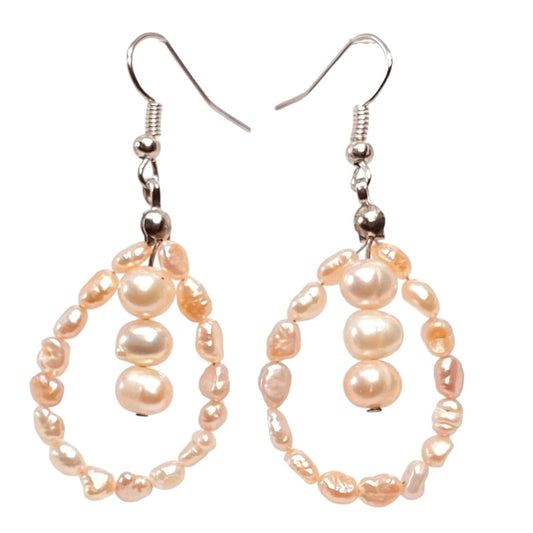 June pearl earrings