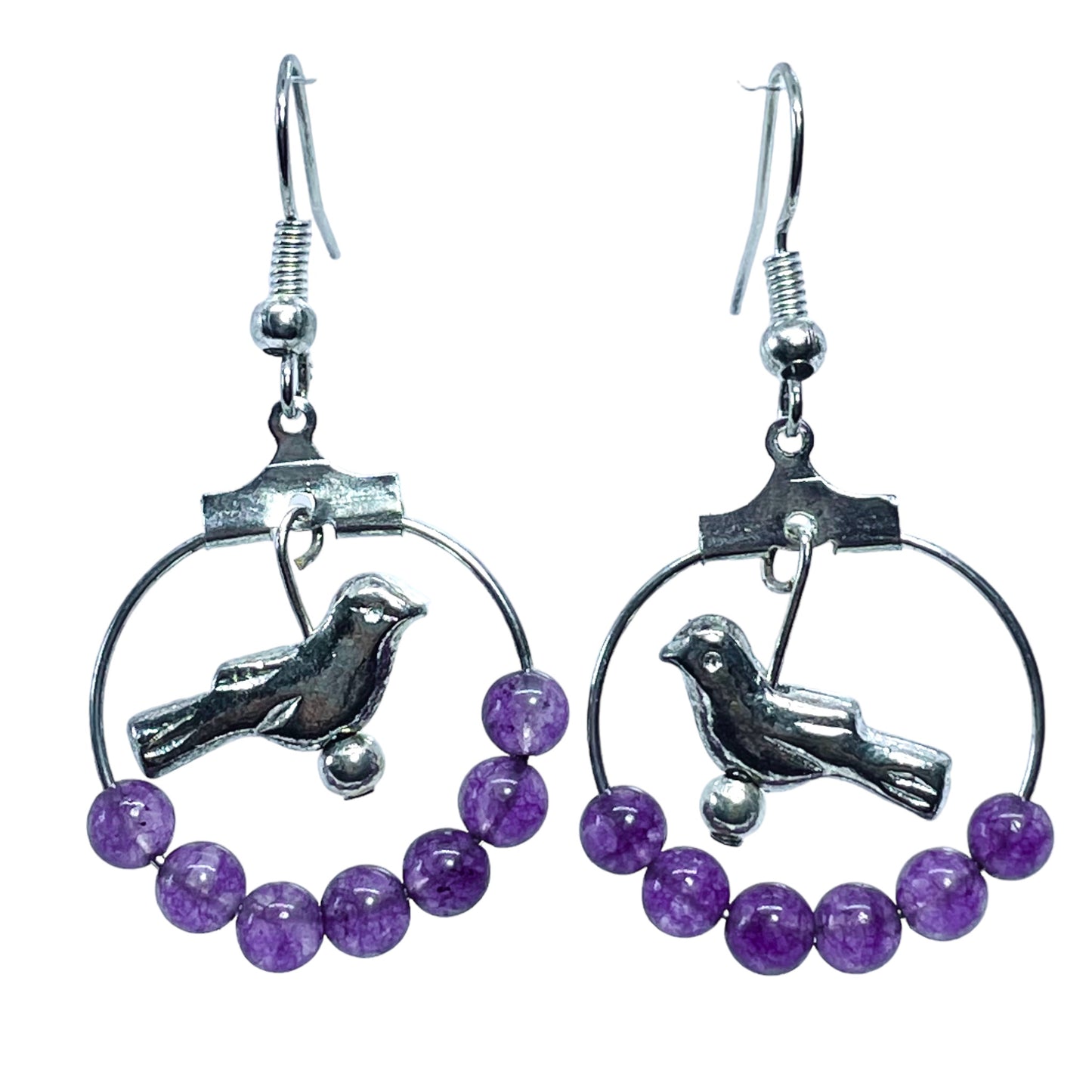 February Amethyst Earrings