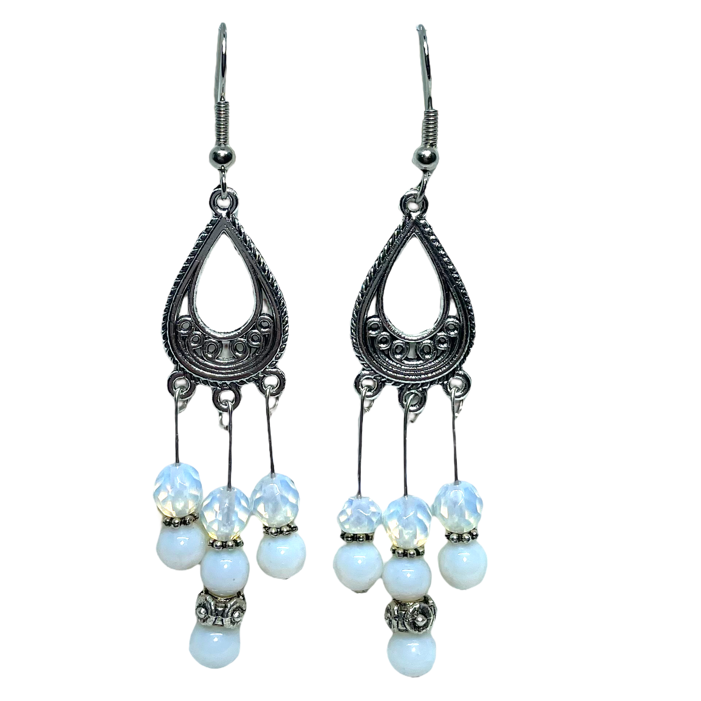 October Opal Earrings