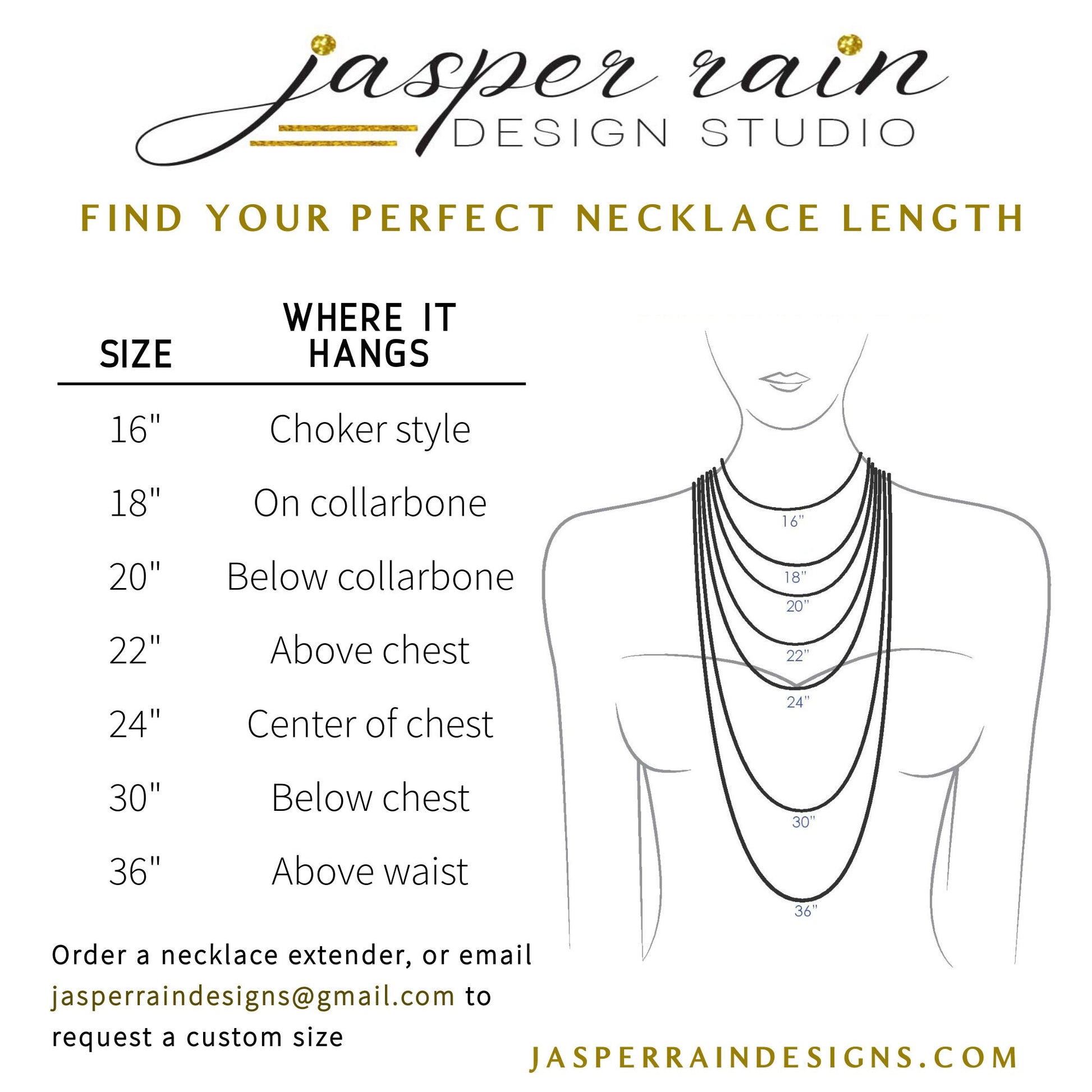 Garnet and gold or silver collarbone-length necklaces. Simple & Elegant