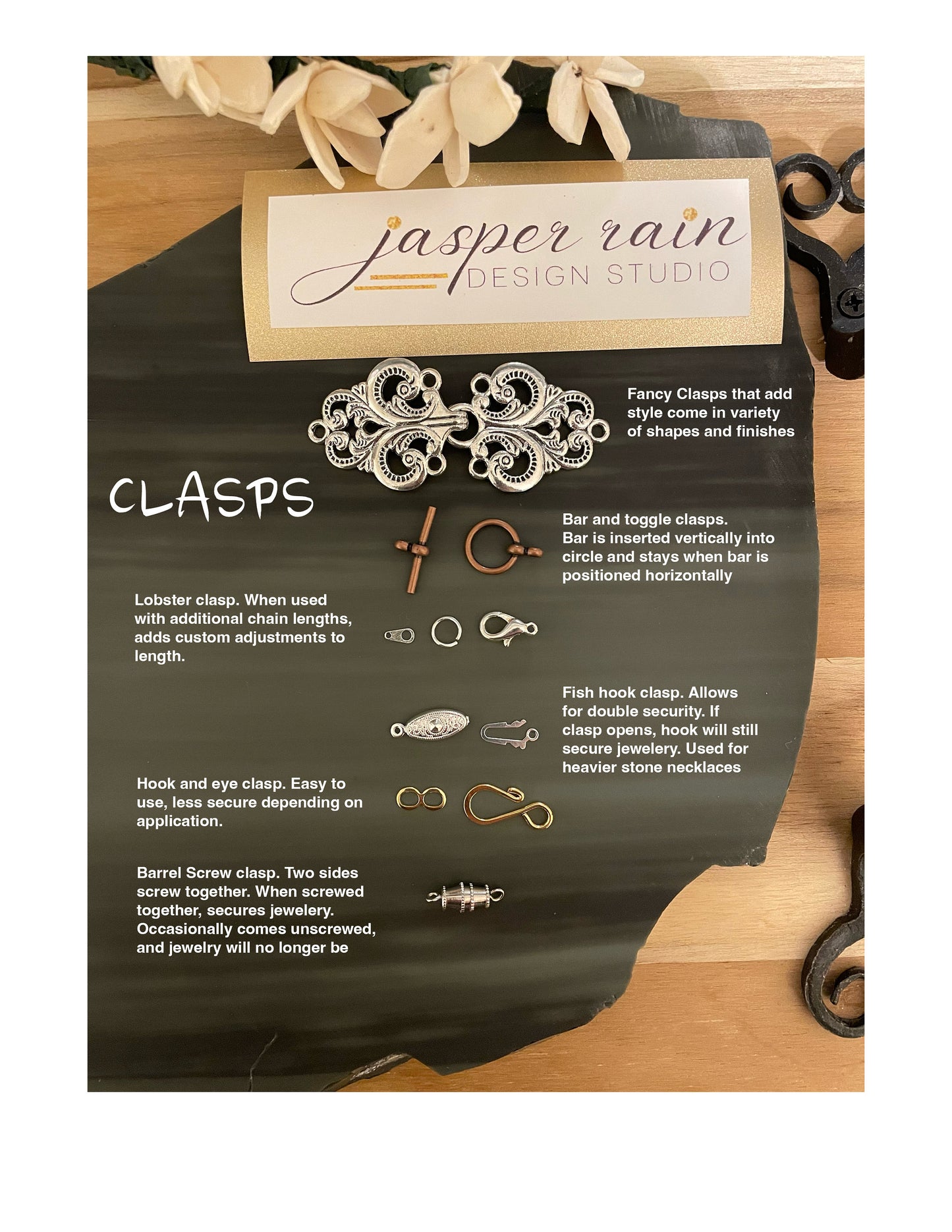 Rose gold and strawberry quartz necklace