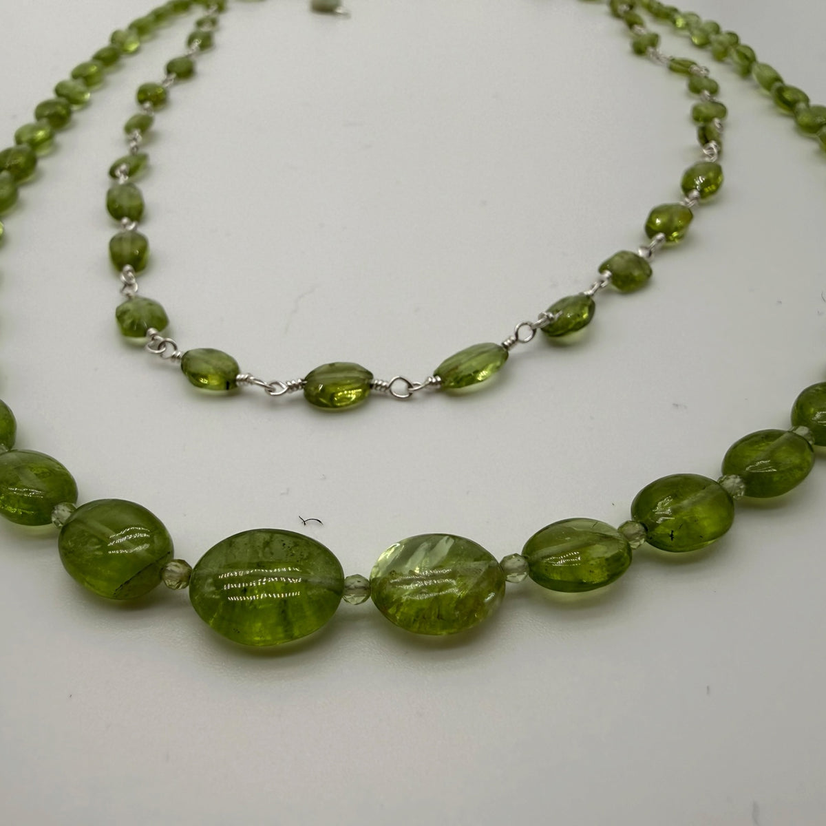 Peridot Crystal Necklace