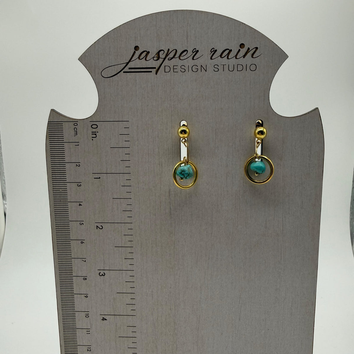 Turquoise Nuggets Earrings