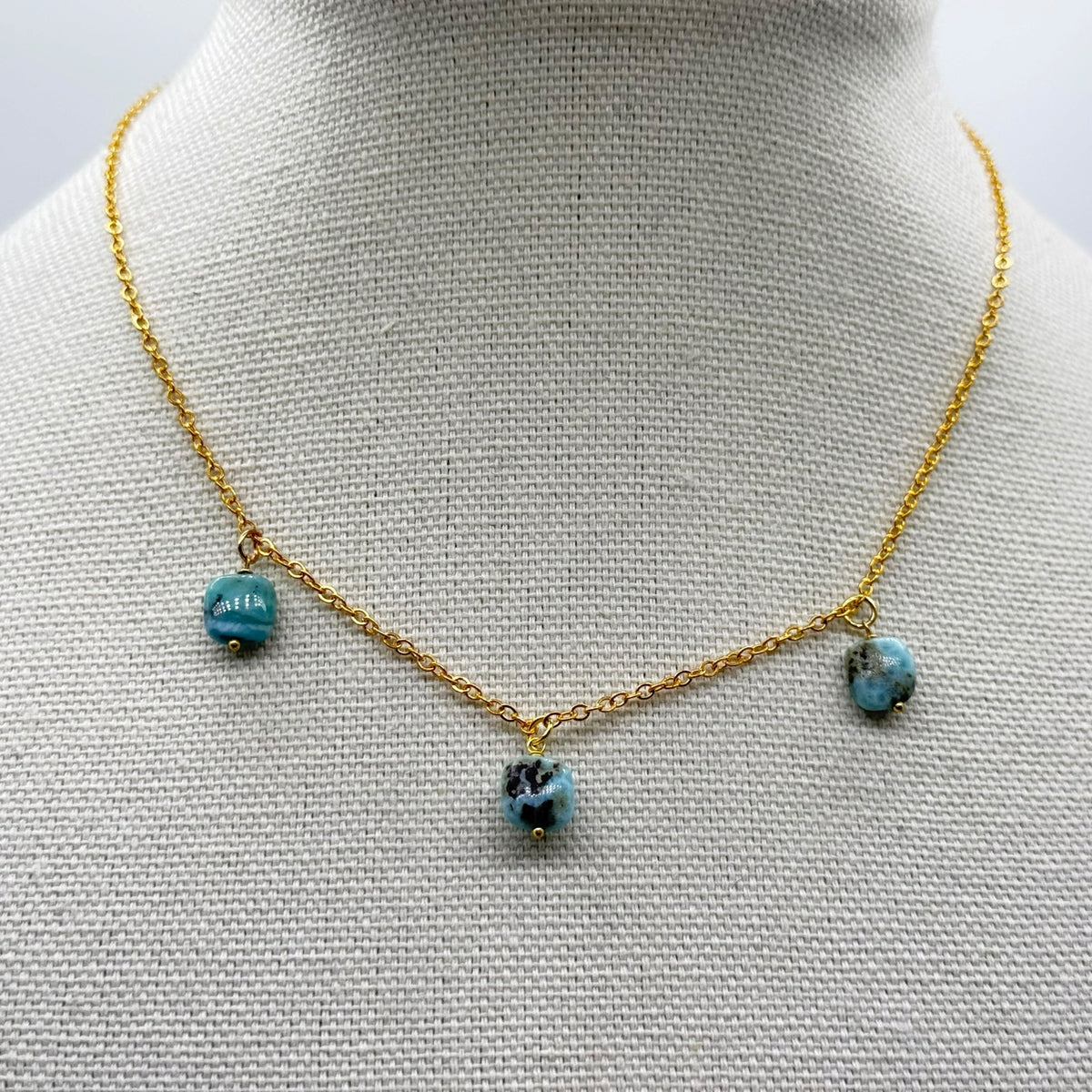 Triple Lamar Pendant necklace