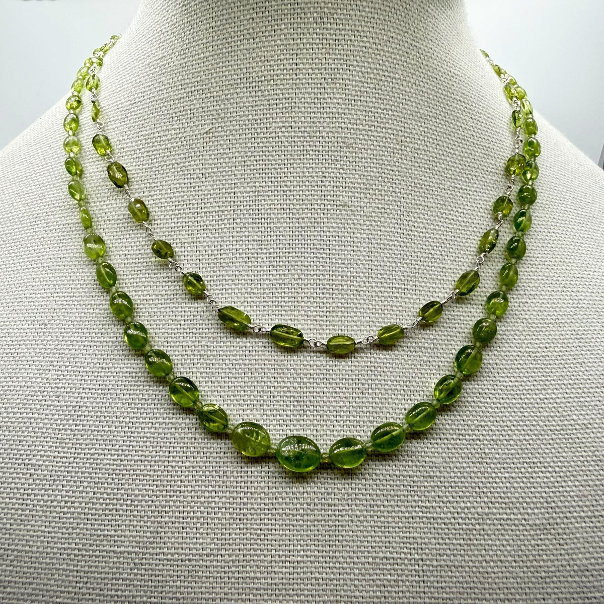 Peridot Crystal Necklace