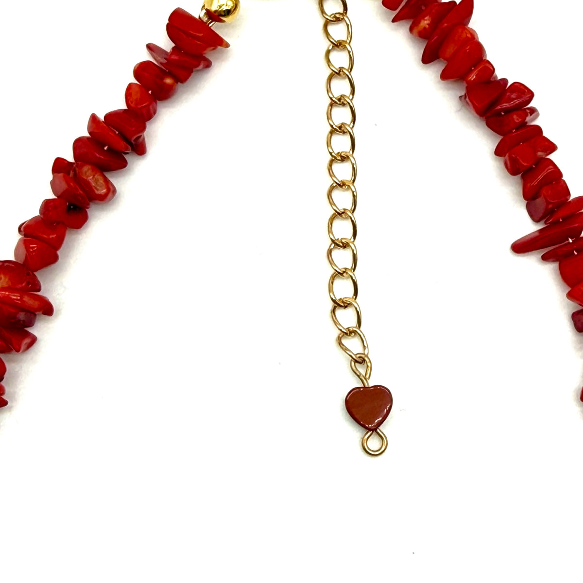 Coral and Red Jasper One-Of-A-Kind Necklace