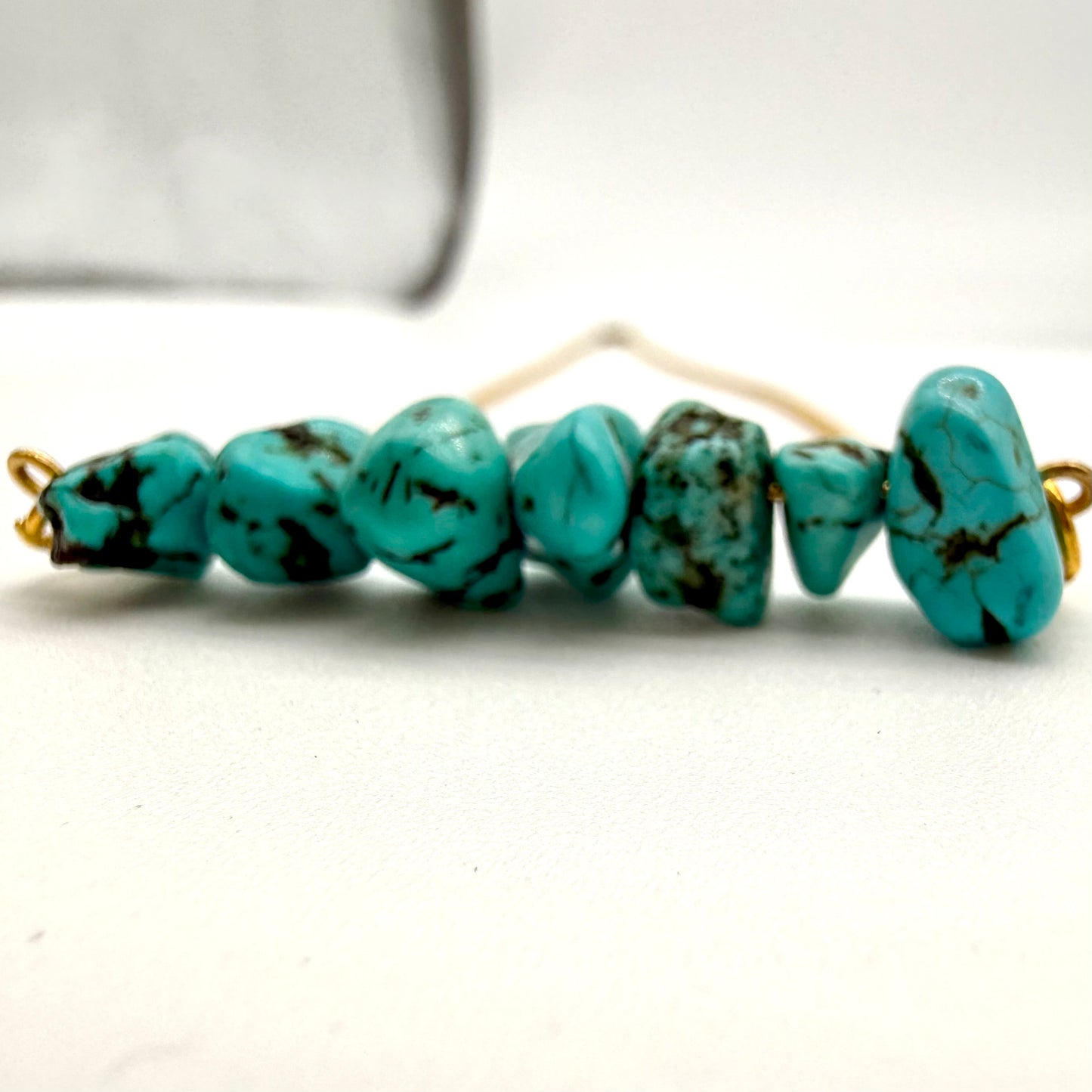 Natural Turquoise Chip Necklace