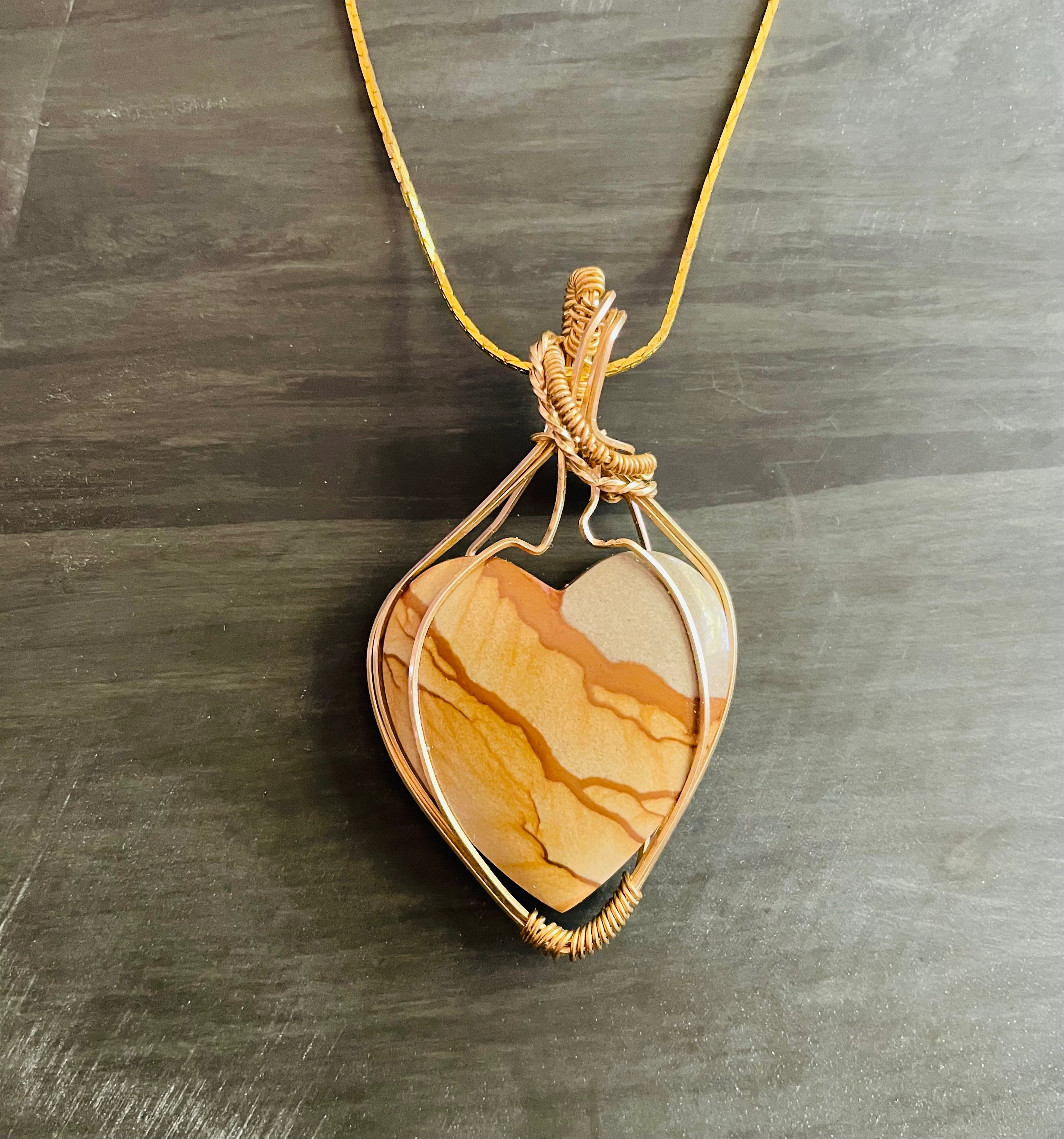 Popular Hand Made Owyhee Jasper Cabochon Pendant